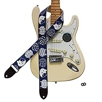 綾波レイ　ギターストラップ ARIA SPS-2400PE GY ギターストラップ ペンギン柄 アリア
